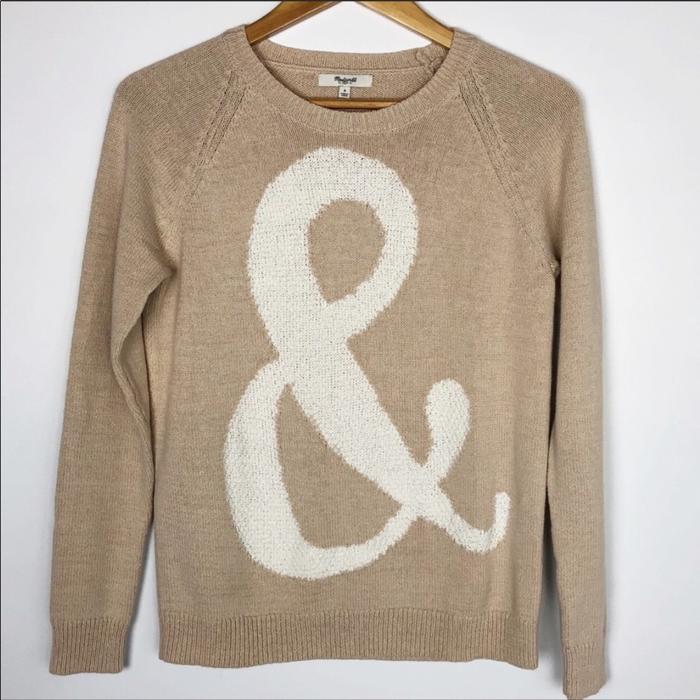 Madewell Ampersand Sweater. S.